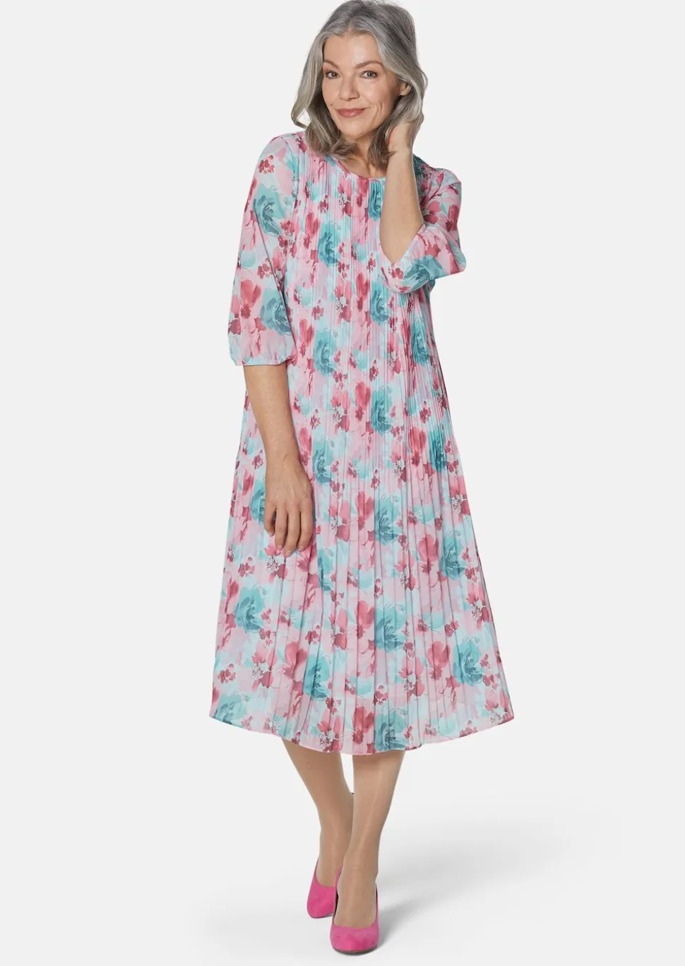 Aufregend plissiertes Kleid