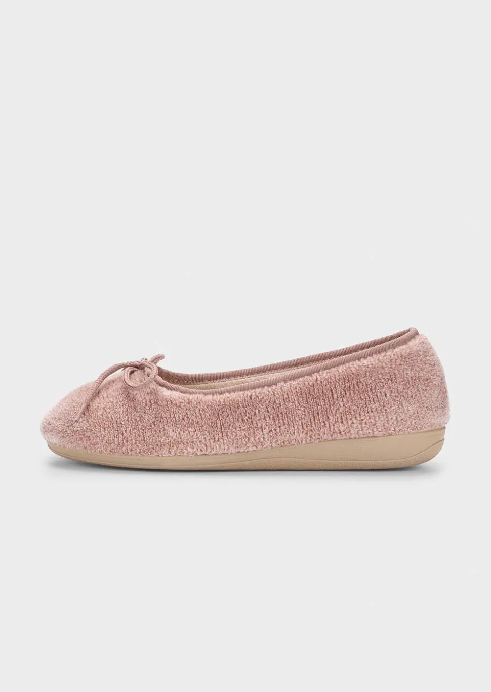 Ballerina-Hausschuhe mit Schleife