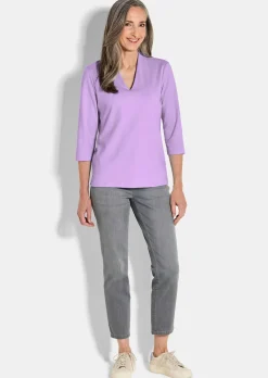 Basic-Shirt aus Interlock-Jersey