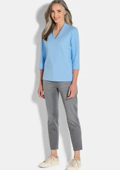 Basic-Shirt aus Interlock-Jersey