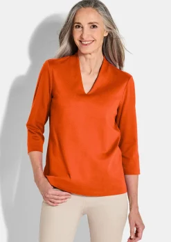 Basic-Shirt aus Interlock-Jersey