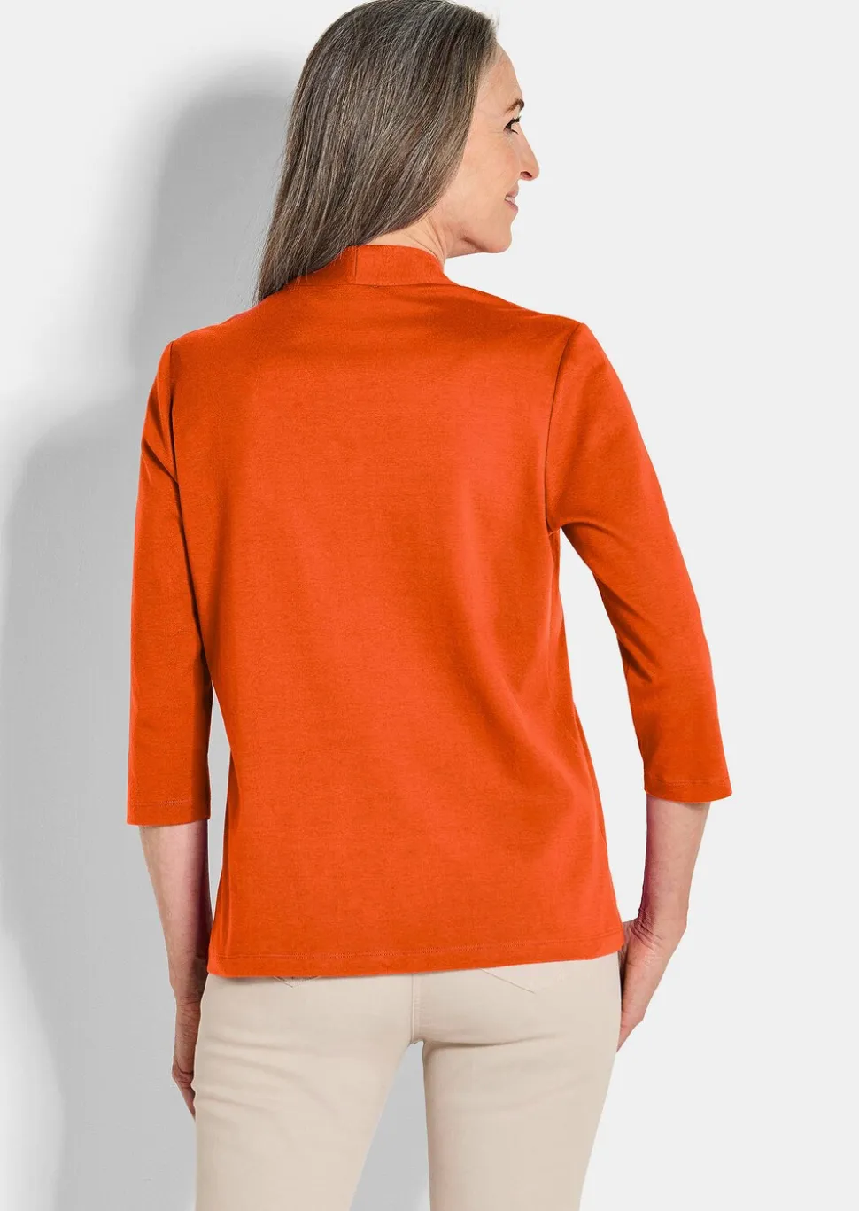 Basic-Shirt aus Interlock-Jersey