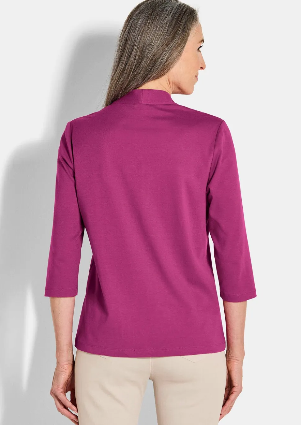 Basic-Shirt aus Interlock-Jersey