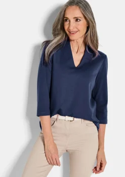 Basic-Shirt aus Interlock-Jersey