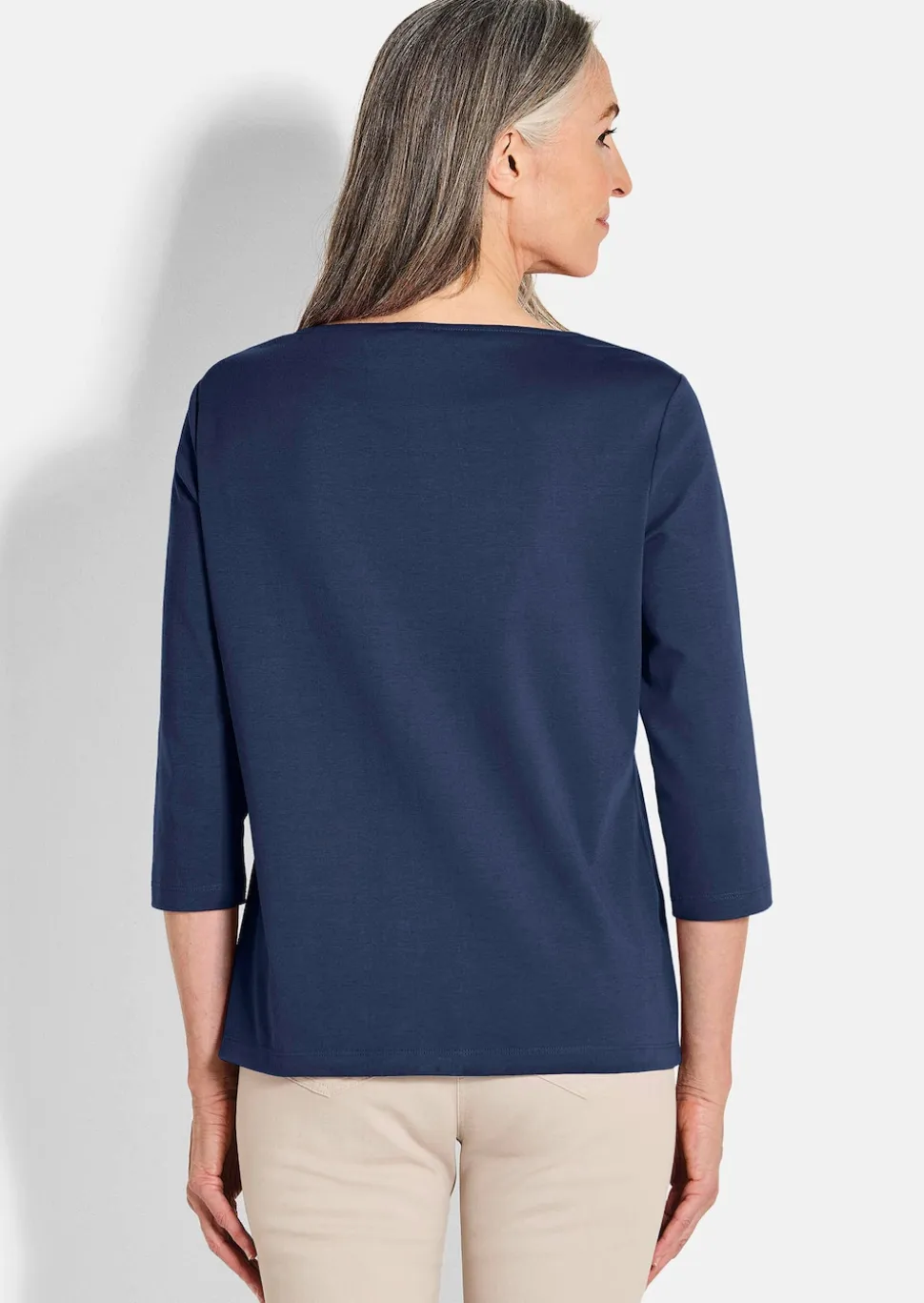 Basic-Shirt aus Interlock-Jersey
