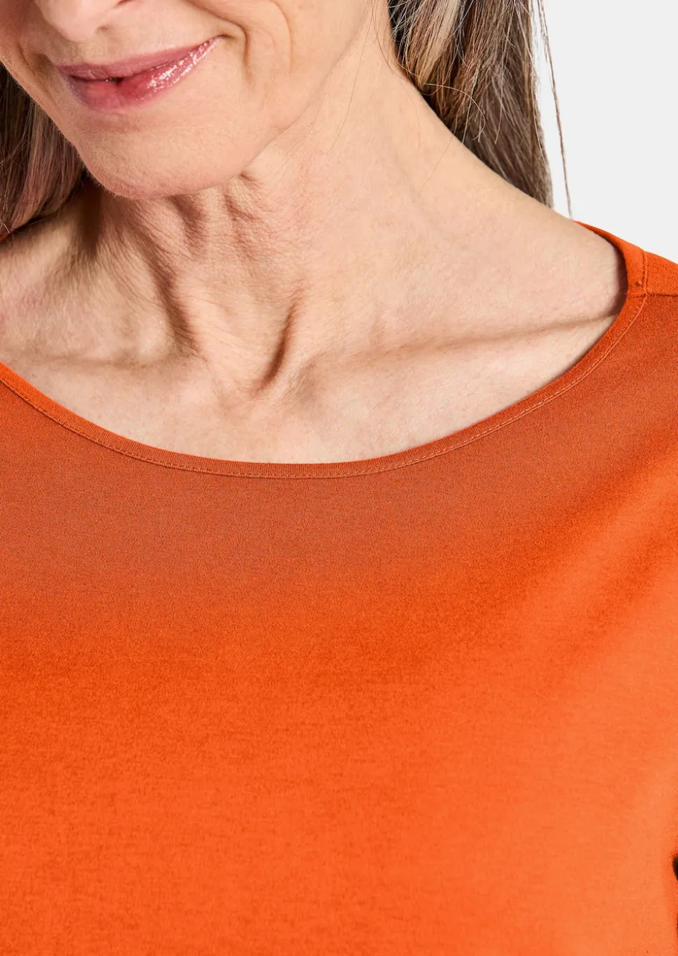 Basic-Shirt aus Interlock-Jersey