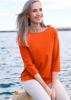 Basic-Shirt aus Interlock-Jersey