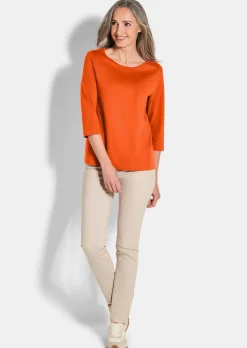 Basic-Shirt aus Interlock-Jersey