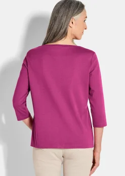Basic-Shirt aus Interlock-Jersey