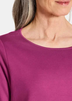 Basic-Shirt aus Interlock-Jersey