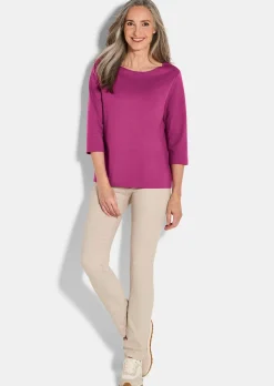 Basic-Shirt aus Interlock-Jersey