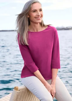 Basic-Shirt aus Interlock-Jersey