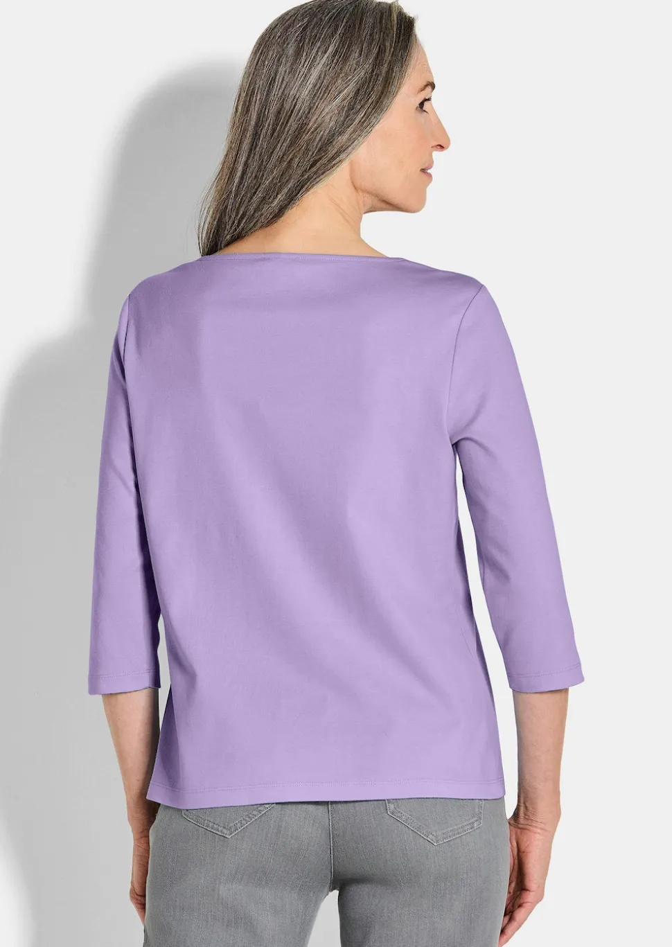 Basic-Shirt aus Interlock-Jersey