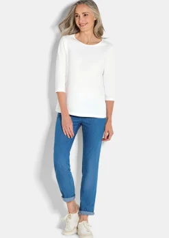 Basic-Shirt aus Interlock-Jersey