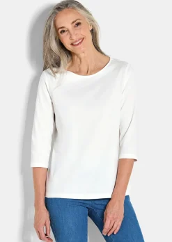 Basic-Shirt aus Interlock-Jersey