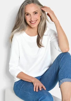 Basic-Shirt aus Interlock-Jersey