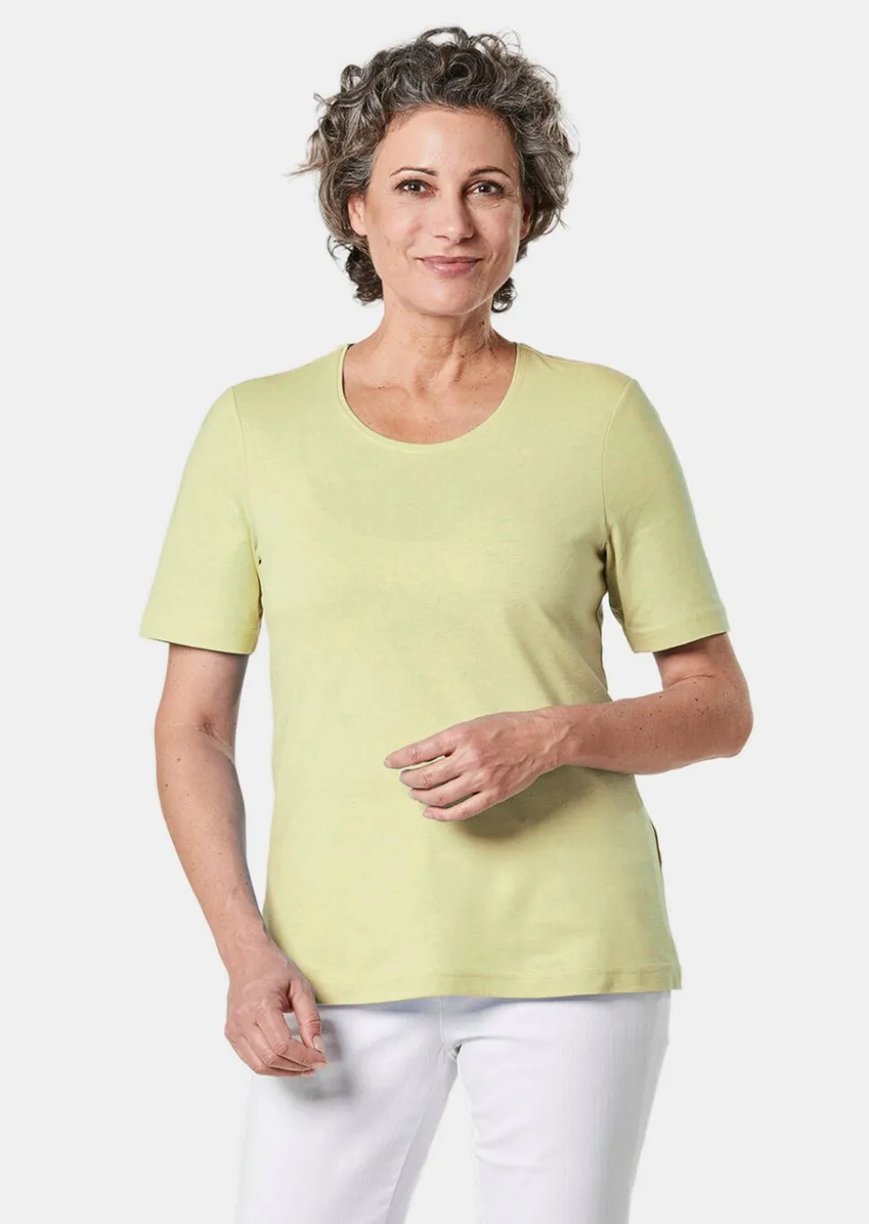 Basic T-Shirt aus reiner Baumwolle