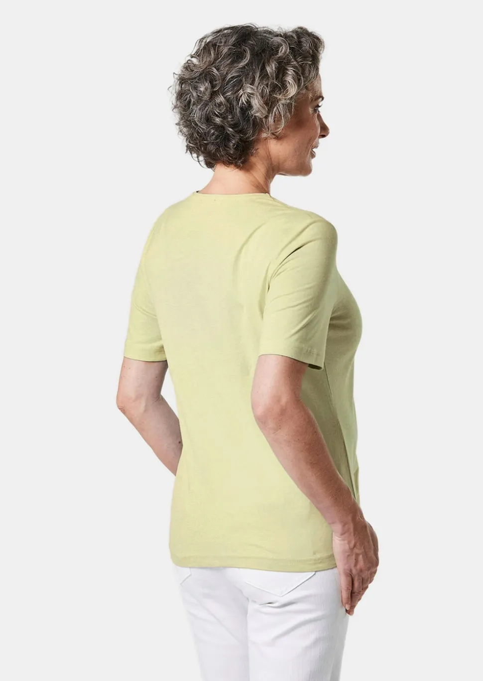 Basic T-Shirt aus reiner Baumwolle