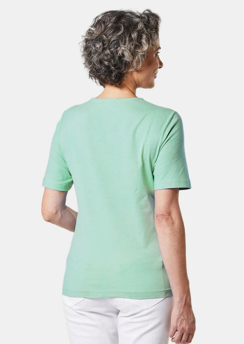 Basic T-Shirt aus reiner Baumwolle
