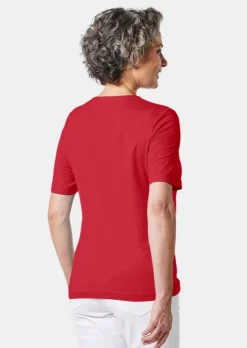 Basic T-Shirt aus reiner Baumwolle