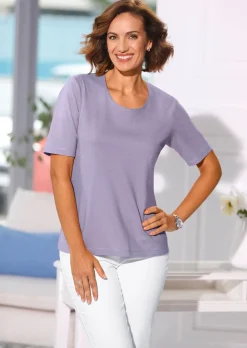 Basic T-Shirt aus reiner Baumwolle