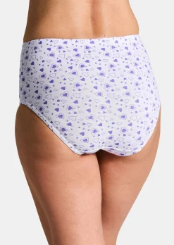 Baumwoll-Hüftslip im Mehrfachpack