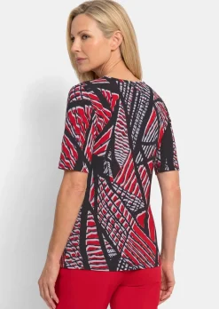 Baumwollshirt mit grafischem Druck