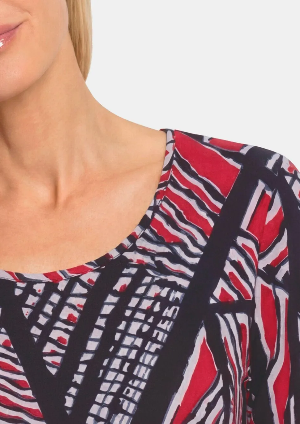 Baumwollshirt mit grafischem Druck