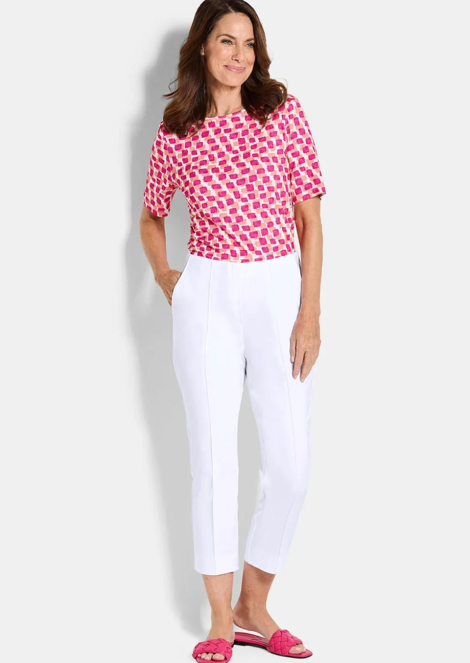 7/8-Bengalinhose BELLA mit Biesen
