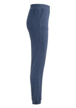 Bequeme Flausch-Freizeithose mit Bündchen