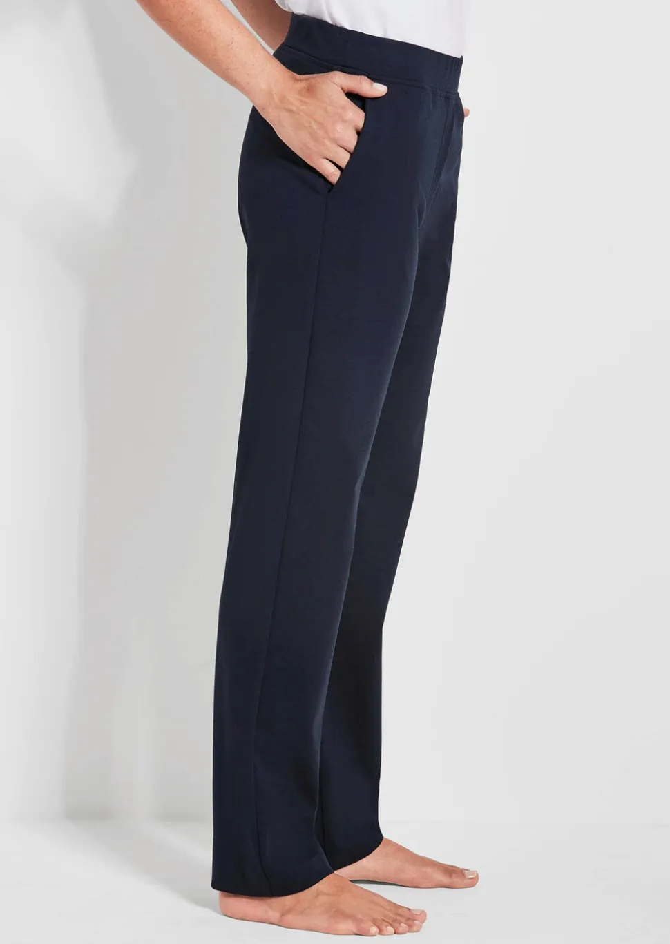 Bequeme Freizeithose mit Schlupfbund und Taschen