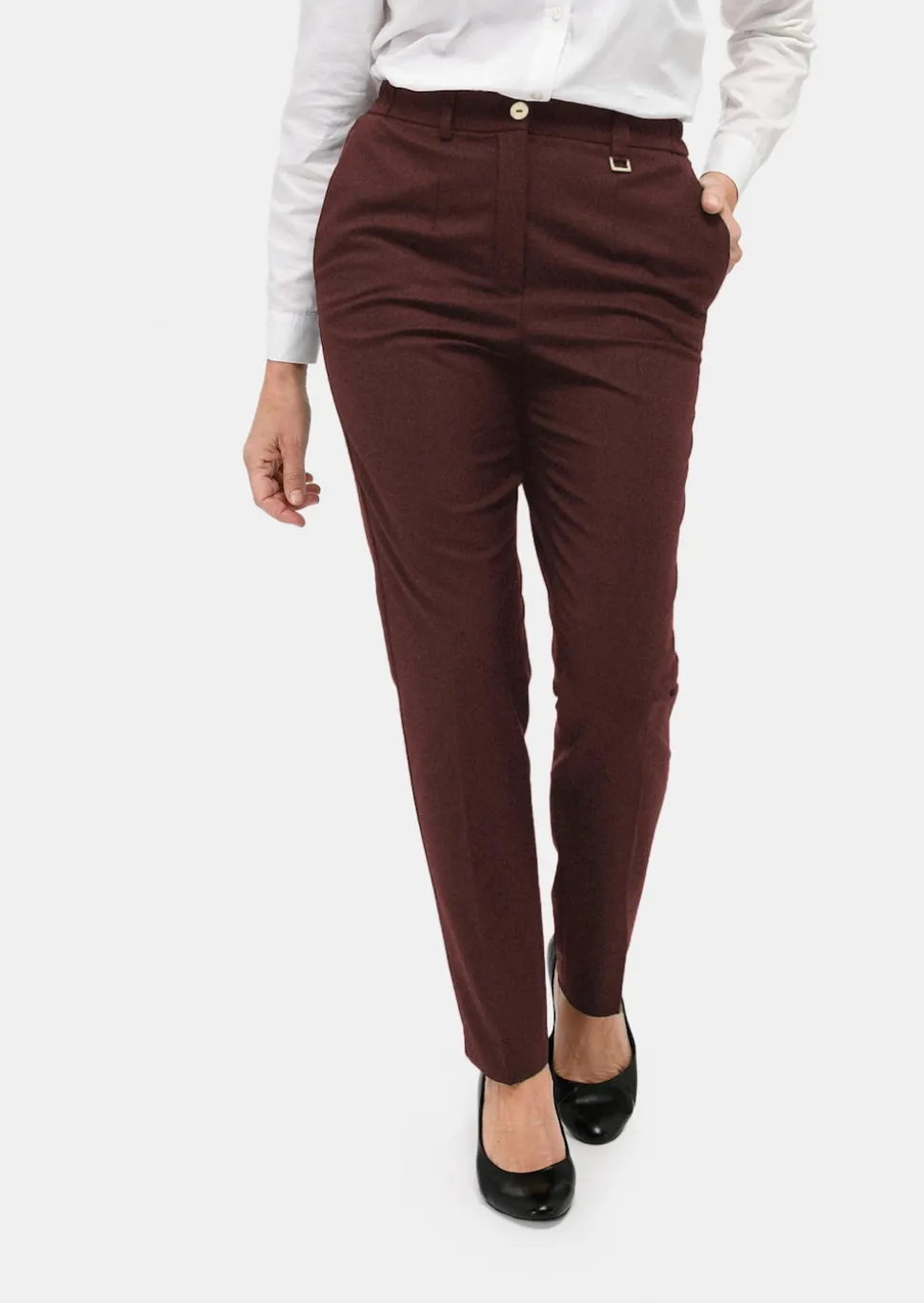 Bequeme Hose LOUISA COMFORT+ mit Bügelfalte