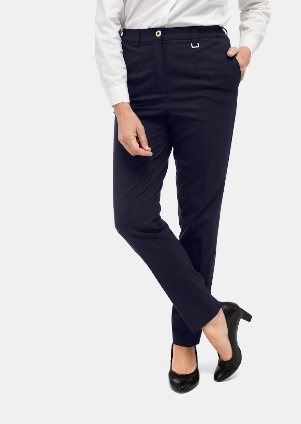 Bequeme Hose LOUISA COMFORT+ mit Bügelfalte
