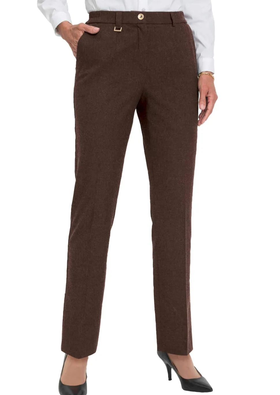 Bequeme Hose LOUISA mit Bügelfalte