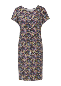 Bequemes Freizeitkleid in modischem Druck