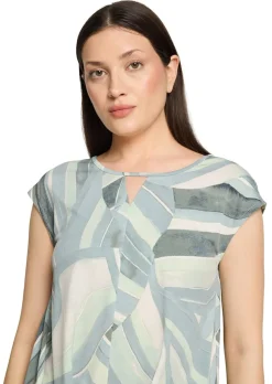 Bequemes Shirt mit Falten am Saum
