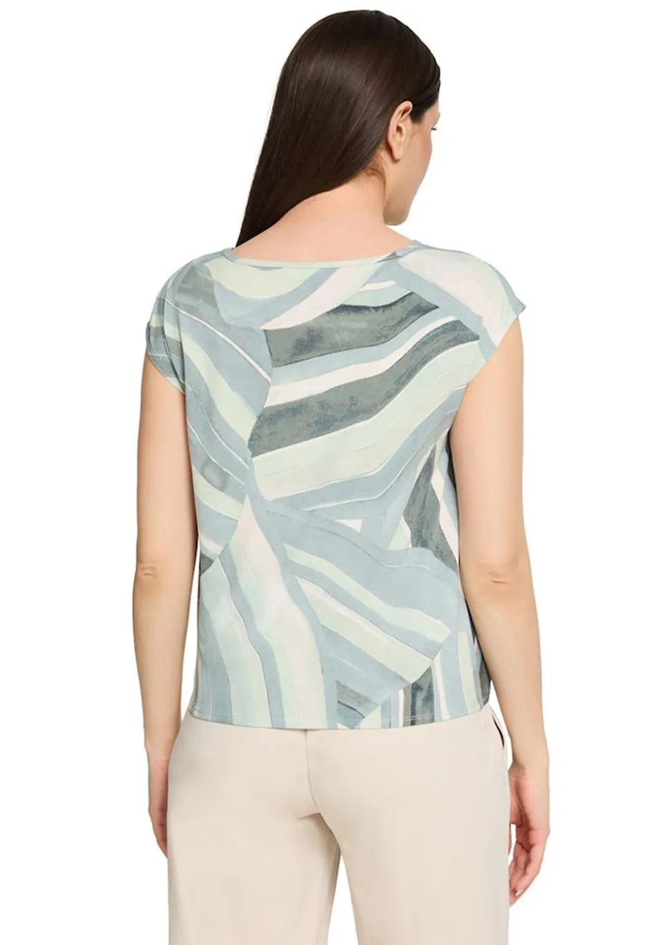 Bequemes Shirt mit Falten am Saum