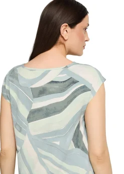 Bequemes Shirt mit Falten am Saum
