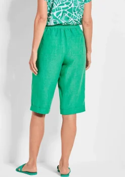 Bermudahose CARLA aus reinem Leinen