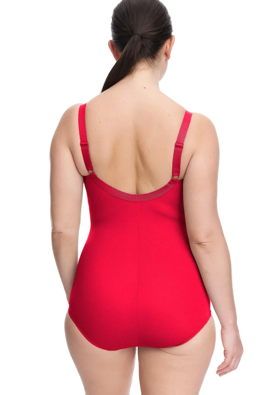 Bügelloser Body mit Spitze an den Cups