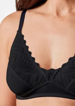 Bügelloser Soft-BH mit Spitze