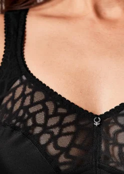 Bügelloser Soft-BH mit Spitze