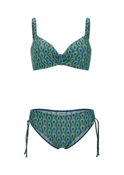 Bikini mit femininen Raffungen