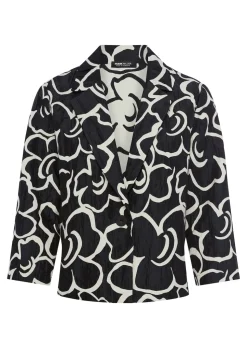 Blazer aus schimmernder Jacquard-Ware