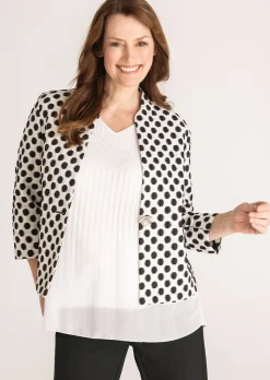 Blazer aus strukturierter Jacquard-Ware