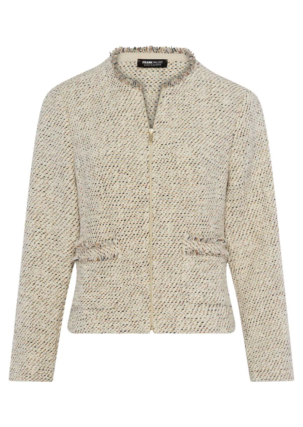 Blazerjacke mit Reißverschluss