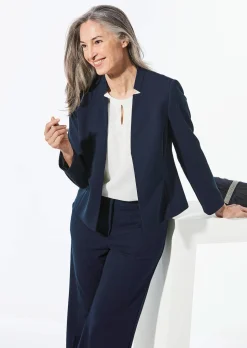 Blazer mit Stehkragen