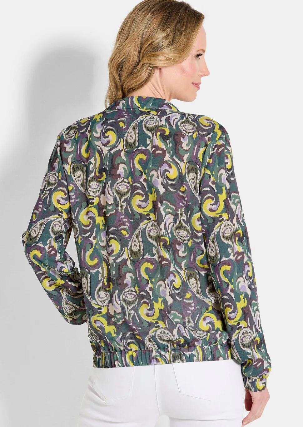 Blouson aus reiner Viskose