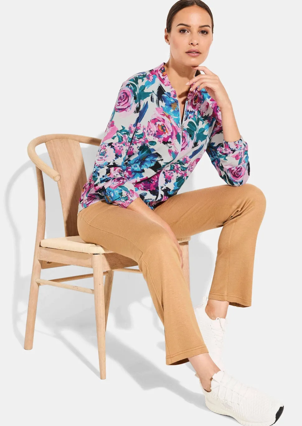 Blouson aus Viskose-Jersey