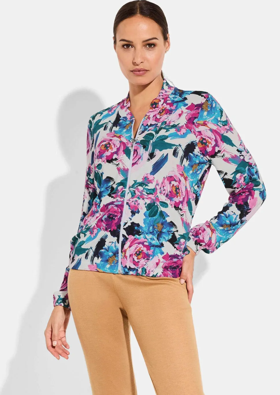 Blouson aus Viskose-Jersey